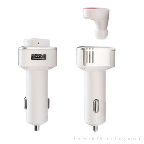 Universal car charger with Bluetooth headset
